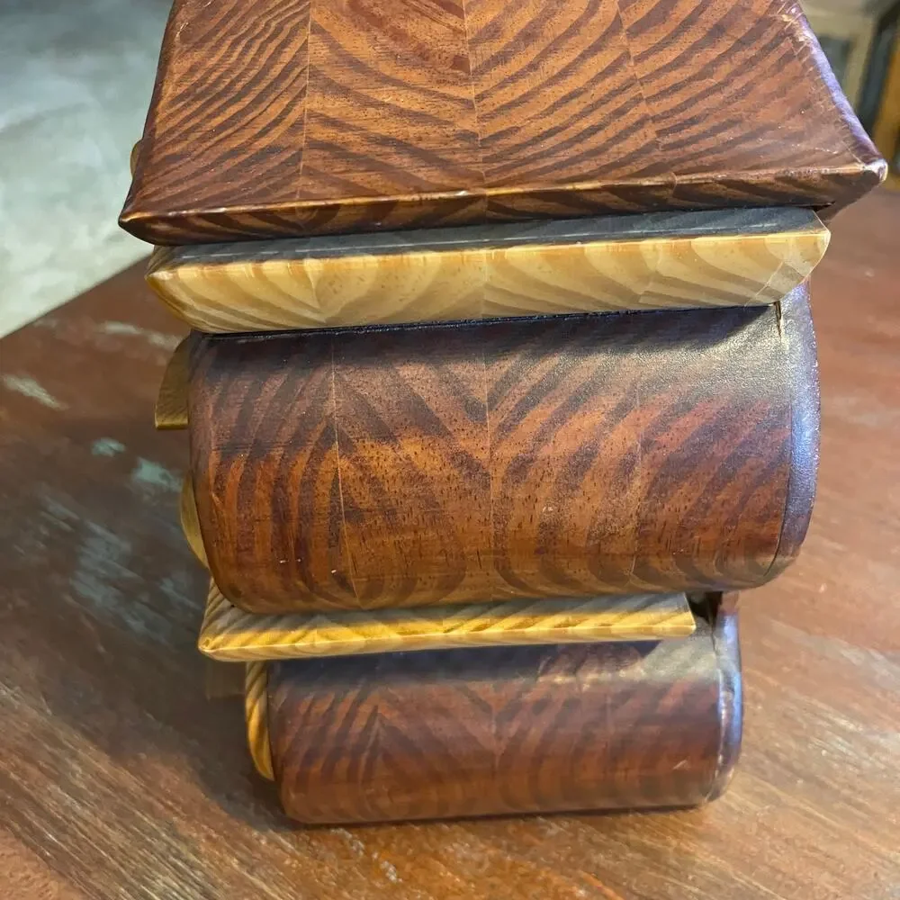 Aurora Bandsaw George Rogers Handmade Teardrop Carved Keepsake Box